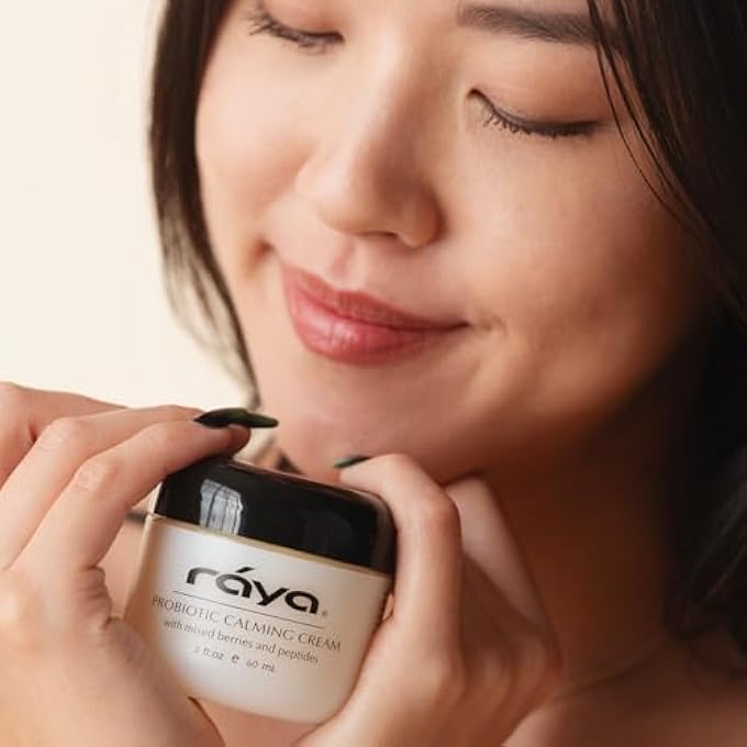 Raya PROBIOTIC CALMING CREAM (309) | MOISTURIZING, ANTI-AGING, AND CALMING FACE CREAM FOR SENSITIVE, IRRITATED, AND MATURE SKIN | SOOTHES OVER-REACTIVE SKIN AND HELPS REDUCE FINE LINES AND WRINKLES - Image 3